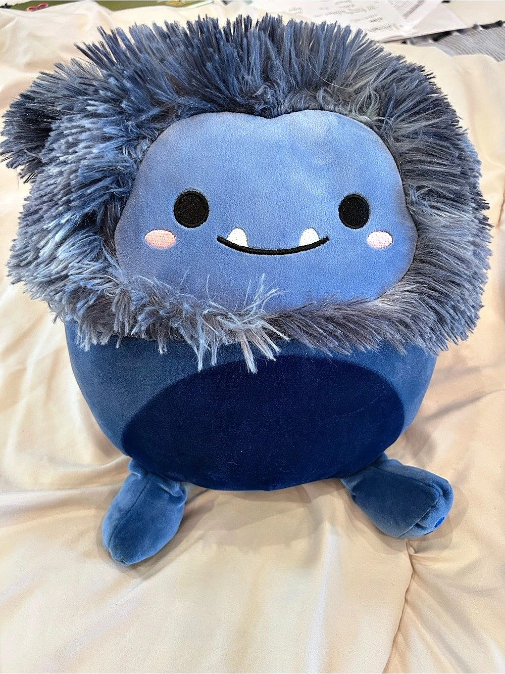 Squishmallows Dani the Navy Blue Bigfoot Plush